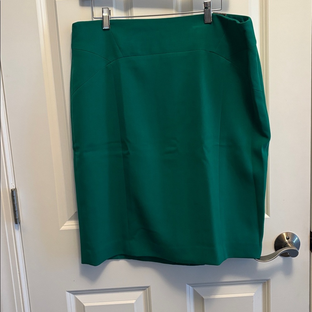 The Limited Green Pencil Skirt